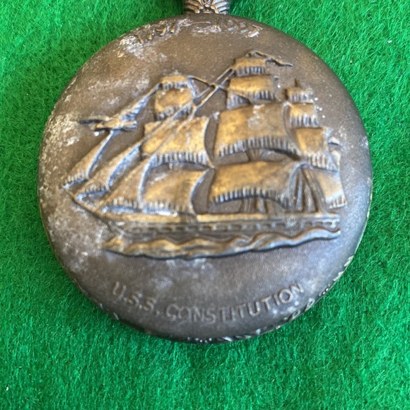 USS Constitution Vintage Pocket Watch - Picture 2 of 9